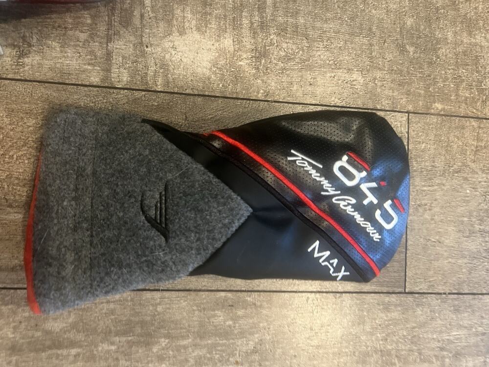 Tommy Armour 845 MAX Driver Golf Club Headcover Head Cover Black Red Grey